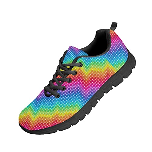 Coloranimal Colorful Nurse Shoes Rainbow Damen Athletic Sneaker Running Walking Jogging Schuhe EU 36 von Coloranimal