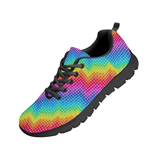 Coloranimal Colorful Nurse Shoes Rainbow Damen Athletic Sneaker Running Walking Jogging Schuhe EU 39 von Coloranimal