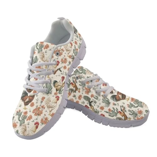 Coloranimal Damen-Laufschuhe, Freizeitschuhe, Sport-Sneaker, Damen-Sneaker, Schnürschuhe, rutschfeste Fitness-Turnschuhe, Kaktus Huhn, 39 EU Coloranimal Damen-Laufschuhe, Freizeitschuhe, Sport-Sneaker, Damen-Sneaker, Schnürschuhe, rutschfeste Fitness-Turnschuhe, Kaktus Huhn, 39 EU von Coloranimal