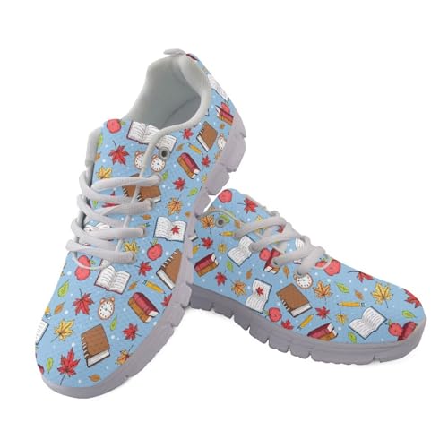 Coloranimal Damen-Turnschuhe, Schnürschuhe, Walkingschuhe, Lauf-Sneaker, Fitness-Sneaker, atmungsaktive Joggingschuhe, Maple Leaf Book, 38 EU Coloranimal Damen-Turnschuhe, Schnürschuhe, Walkingschuhe, Lauf-Sneaker, Fitness-Sneaker, atmungsaktive Joggingschuhe, Maple Leaf Book, 38 EU von Coloranimal