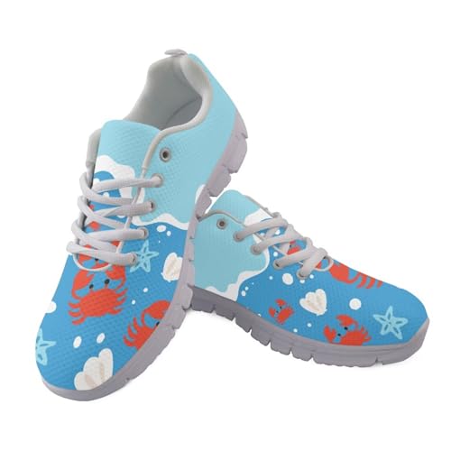 Coloranimal Damen-Turnschuhe, Wanderschuhe, Schnürschuhe, Fitness-Sneaker, bequem, Workout, Fitnessstudio, Laufen, Joggingschuhe, Niedliche Krabbenschale, 44 EU Coloranimal Damen-Turnschuhe, Wanderschuhe, Schnürschuhe, Fitness-Sneaker, bequem, Workout, Fitnessstudio, Laufen, Joggingschuhe, Niedliche Krabbenschale, 44 EU von Coloranimal