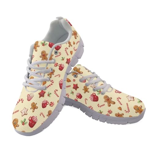 Coloranimal Damen-Wanderschuhe, Schnürschuhe, Weihnachtsschuhe für Damen, bequeme Schlupfschuhe, Straßenlaufschuhe für Party, Christmas Coffe Gingerbread Men, 38 EU Coloranimal Damen-Wanderschuhe, Schnürschuhe, Weihnachtsschuhe für Damen, bequeme Schlupfschuhe, Straßenlaufschuhe für Party, Christmas Coffe Gingerbread Men, 38 EU von Coloranimal