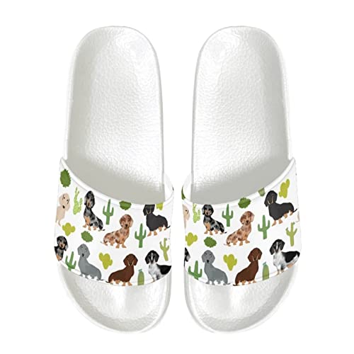 Coloranimal Französische Bulldogge Hundeschuhe Haustier Tier Sandale Frauen Männer Slip On Flache Sandalen Dusche Strand Hausschuhe EU 36 von Coloranimal