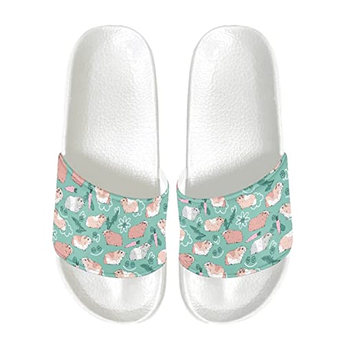 Coloranimal Frauen Slip On Slipper Niedliche Meerschweinchen Sandale Mädchen Strand Flache Slide Sandalen Weiche Flip Flop Schuhe EU 39 von Coloranimal