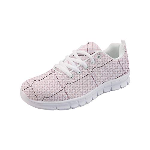 Coloranimal Komfortable Atmungsaktiv Gym Sport Air Mesh Leichte Flache Schuhe Teenager Mädchen Jungen Unisex Straßenlauf Flache Lässige DailyShoes-EU Größe 39 von Coloranimal