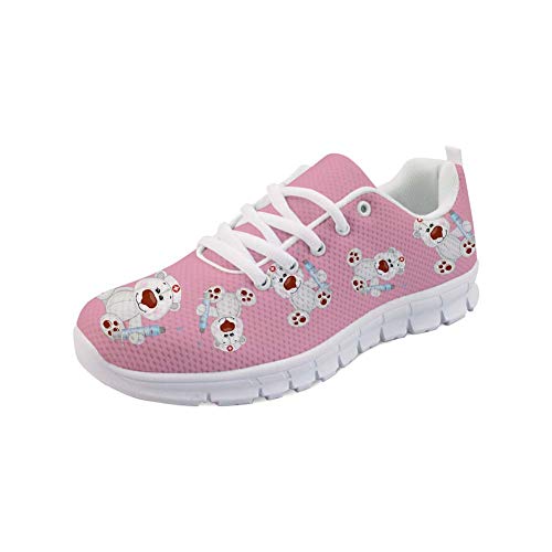 Coloranimal Komfortable Atmungsaktive Go Easy Walking Flats Lustiges Krankenschwestermuster rutschfeste Go Easy Walking Sportbekleidung EU41 von Coloranimal