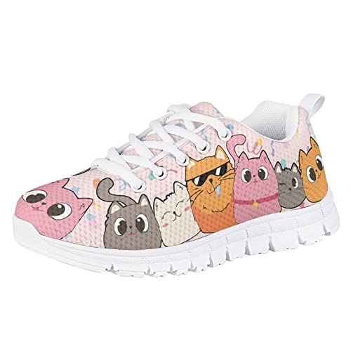 Coloranimal Männer und Frauen Allgemeine Kinderschuhe niedliche Katzen Mädchen Wanderschuhe weich und atmungsfähig Jungen Mädchen Sportschuhe Sportschuhe EU 28 von Coloranimal