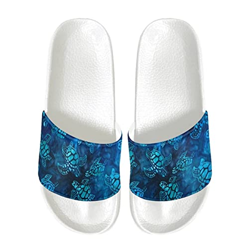 Coloranimal Meeresschildkröte Sandale Unisex Erwachsene Hausschuhe Dusche Strand flach Flip Flop Schuhe für Frauen Männer EU 43 von Coloranimal