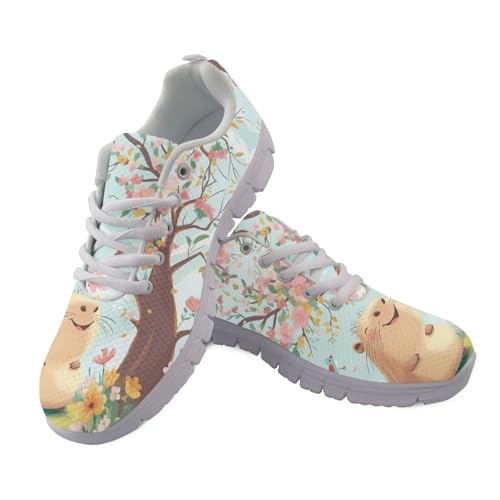 Coloranimal Sneakers für Damen, Schnürschuhe, Laufschuhe, Sportschuhe, Slipper, Tennis, Turnschuhe, modische Sneaker für Sport, Blaue Blume Schmetterling Katze, 43 EU Coloranimal Sneakers für Damen, Schnürschuhe, Laufschuhe, Sportschuhe, Slipper, Tennis, Turnschuhe, modische Sneaker für Sport, Blaue Blume Schmetterling Katze, 43 EU von Coloranimal