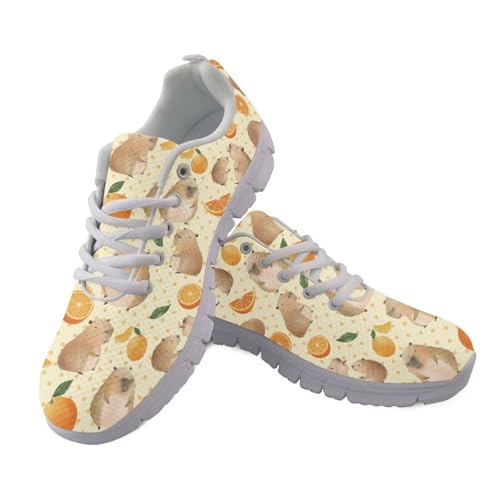 Coloranimal Sneakers für Damen, Schnürschuhe, Laufschuhe, Sportschuhe, Slipper, Tennis, Turnschuhe, modische Sneaker für Sport, Cute Orange Capybara, 43 EU Coloranimal Sneakers für Damen, Schnürschuhe, Laufschuhe, Sportschuhe, Slipper, Tennis, Turnschuhe, modische Sneaker für Sport, Cute Orange Capybara, 43 EU von Coloranimal