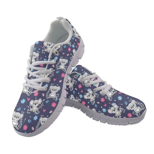 Coloranimal Sneakers für Damen, Schnürschuhe, Laufschuhe, Sportschuhe, Slipper, Tennis, Turnschuhe, modische Sneaker für Sport, Niedlicher Cartoon-Koala, 43 EU Coloranimal Sneakers für Damen, Schnürschuhe, Laufschuhe, Sportschuhe, Slipper, Tennis, Turnschuhe, modische Sneaker für Sport, Niedlicher Cartoon-Koala, 43 EU von Coloranimal