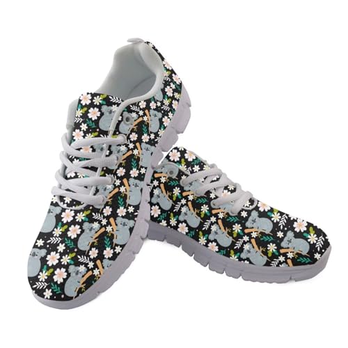 Coloranimal Sneakers für Damen, Schnürschuhe, Laufschuhe, Sportschuhe, Slipper, Tennis, Turnschuhe, modische Sneaker für Sport, Niedlicher Gänseblümchen-Koala, 38 EU Coloranimal Sneakers für Damen, Schnürschuhe, Laufschuhe, Sportschuhe, Slipper, Tennis, Turnschuhe, modische Sneaker für Sport, Niedlicher Gänseblümchen-Koala, 38 EU von Coloranimal