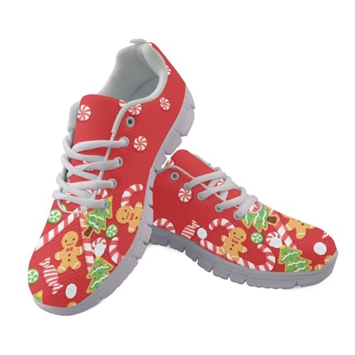 Coloranimal Weihnachtsschuhe, Wanderschuhe, Weihnachtsschuhe, Laufschuhe, Schnürschuhe, Damen-Sneaker, rutschfeste Netz-Tennisschuhe, Weihnachtslebkuchenmann, 41 EU Coloranimal Weihnachtsschuhe, Wanderschuhe, Weihnachtsschuhe, Laufschuhe, Schnürschuhe, Damen-Sneaker, rutschfeste Netz-Tennisschuhe, Weihnachtslebkuchenmann, 41 EU von Coloranimal