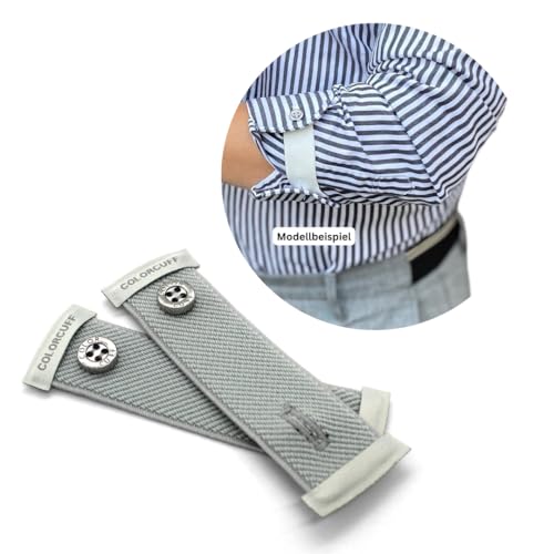 Colorcuff Manschettenhalter - Ärmelhalter für Männer mit Stil - Hemdhalter - Langarmhemd - Freizeithemd - Geschenk für Männer (Bogotá) von Colorcuff