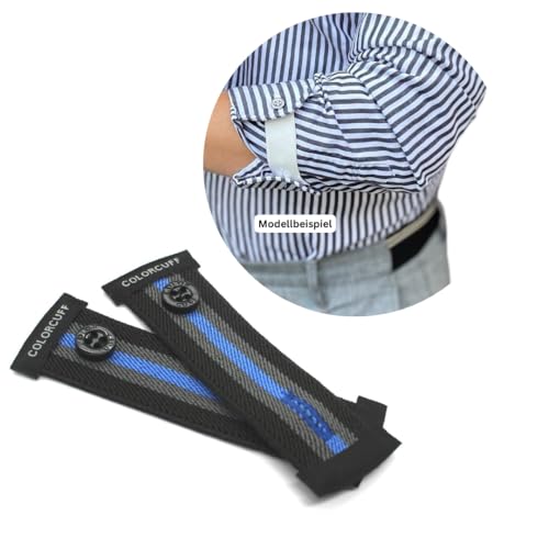 Colorcuff Manschettenhalter - Ärmelhalter für Männer mit Stil - Hemden Ärmelhalter - Elastische Ärmelhalter - Geschenk für Männer (Denver) von Colorcuff