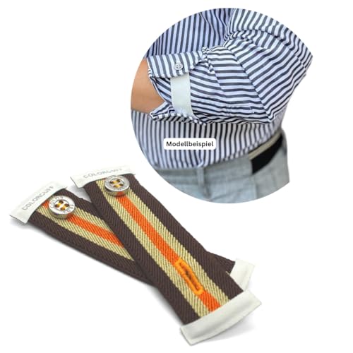 Colorcuff Manschettenhalter - Ärmelhalter für Männer mit Stil - Hemdhalter - Langarmhemd - Freizeithemd - Geschenk für Männer (Lissabon) von Colorcuff