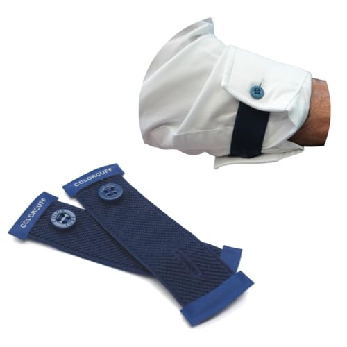 Colorcuff Manschettenhalter - Ärmelhalter für Männer mit Stil - Hemdhalter - Langarmhemd - Freizeithemd - Geschenk für Männer (Palermo) von Colorcuff