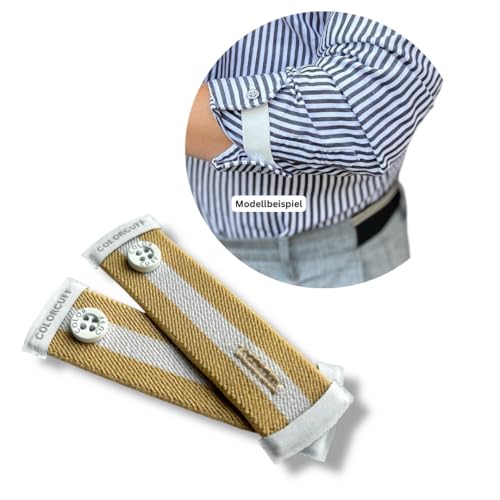 Colorcuff Manschettenhalter - Ärmelhalter für Männer mit Stil - Hemdhalter - Langarmhemd - Freizeithemd - Geschenk für Männer (Rio) von Colorcuff