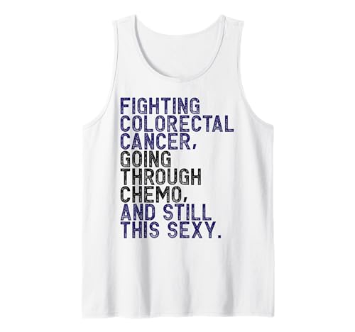 Herren Lustiger Darmkrebsbekämpfer Chemo-Patient inspirierend Tank Top Herren Lustiger Darmkrebsbekämpfer Chemo-Patient inspirierend Tank Top von Colorectal Cancer Awareness Designs