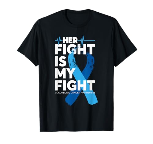 Darmkrebsbewusstsein blaues Band Frauen T-Shirt Darmkrebsbewusstsein blaues Band Frauen T-Shirt von Colorectal Cancer Support Graphic Tees