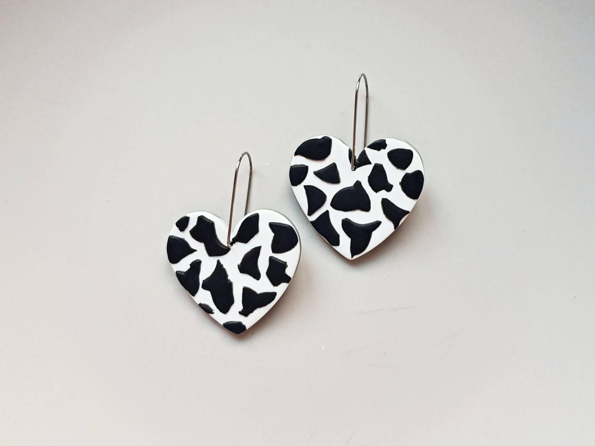 Handgemachte Herzförmige Kuh Ohrringe, Statement Schmuck, Indie Ästhetik Festival Accessoires, Westliche Mode, Einzigartige Geschenke Für Sie Handgemachte Herzförmige Kuh Ohrringe, Statement Schmuck, Indie Ästhetik Festival Accessoires, Westliche Mode, Einzigartige Geschenke Für Sie von ColoreriaStudio