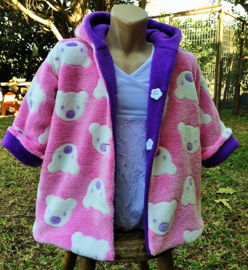 2 Seitenmantel Für Babys Und Mädchen - Wende-Fleecejacke Wintermantel Baby-Mädchen Kleinkinder von ColoresForYou