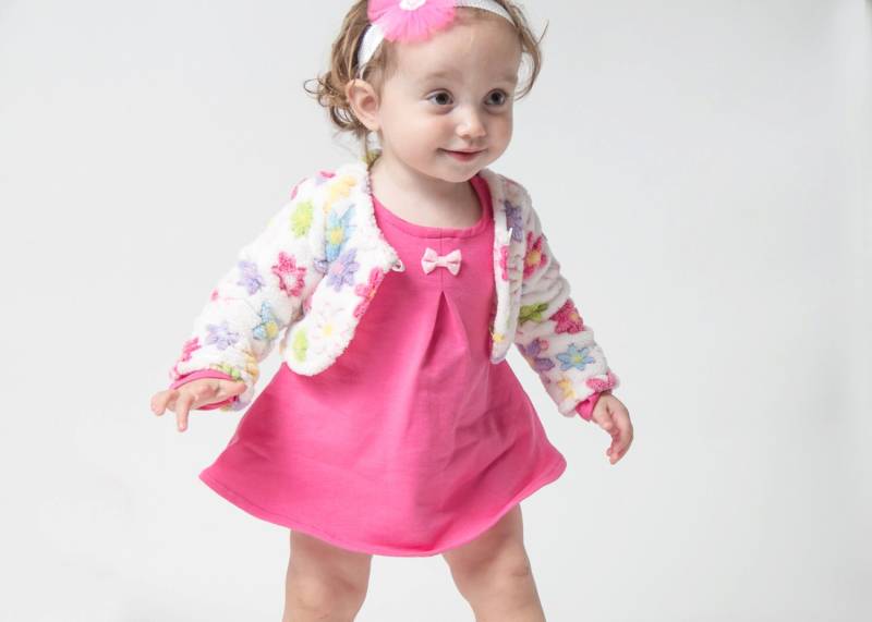 2 Stück Baby Mädchen Langarm Kleid Form Und Passende Windel Cover - Babykleidung 0-18 Monaten Baby-Dusche-Geschenk-Idee von ColoresForYou