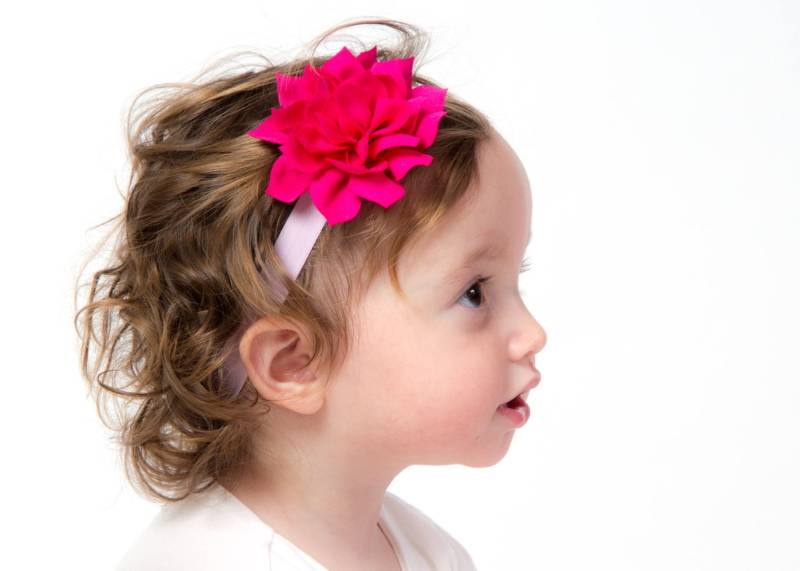 Fuchsia Stirnband Für Baby Mädchen - Und Blumen Haarband von ColoresForYou