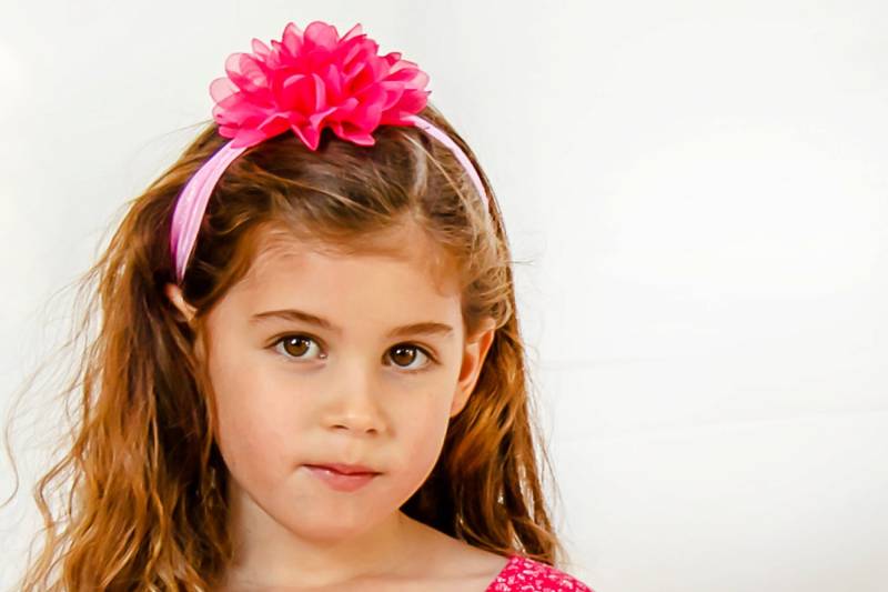 Fuchsia Stirnband Für Mädchen - Baby Und Blumen Haarband Blumenmädchen von ColoresForYou