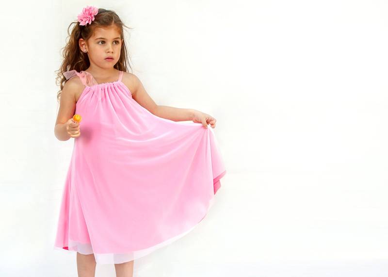 Rosa Tüll-Kleid Für Mädchen - Party-Kleid Double-Layer-Kleid Kleinkind von ColoresForYou