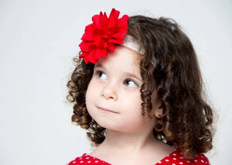 Rotes Stirnband Für Baby Mädchen - Und Blumen Haarband von ColoresForYou