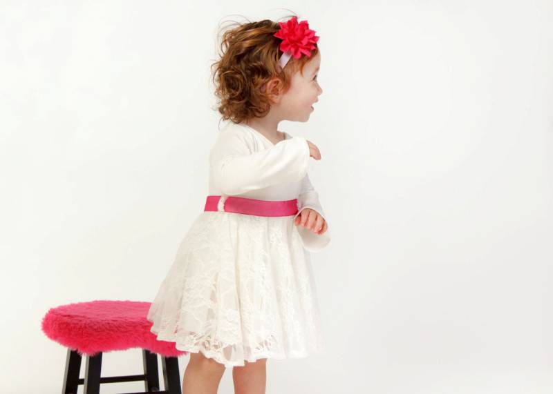 White Lace Kleid Für Babys - Weißen Partykleid Baby Erste Geburtstag Dusche White Lace Kleid Für Babys - Weißen Partykleid Baby Erste Geburtstag Dusche von ColoresForYou