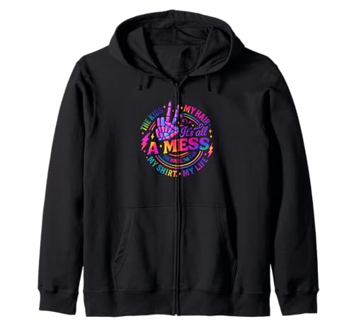 Es ist Alles EIN Chaos The Kids My Hair Life Kapuzenjacke Es ist Alles EIN Chaos The Kids My Hair Life Kapuzenjacke von Colorful Chaos Life Parenting Humor