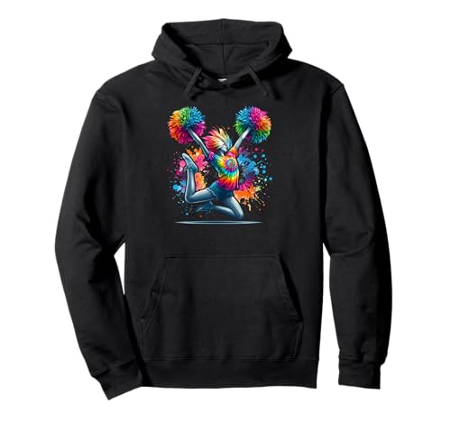Tie Dye Cheerleader Pom Poms Cheerleading Cheer Girls Outfit Pullover Hoodie Tie Dye Cheerleader Pom Poms Cheerleading Cheer Girls Outfit Pullover Hoodie von Colorful Cheerleading Costume Gifts
