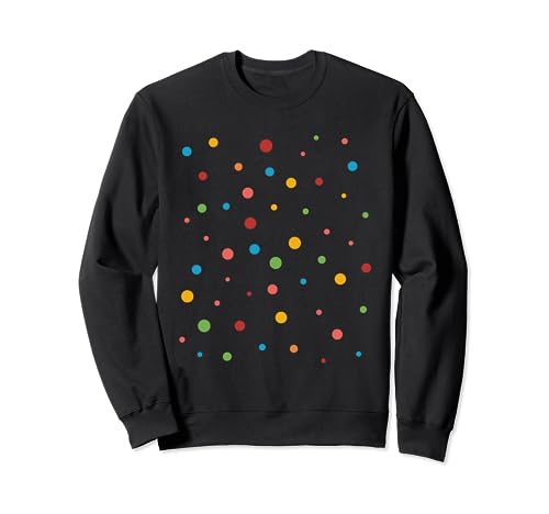Tagesshirt mit Punkten, gepunktet, für Kinder, Jungen, Mädchen und Jugendliche Sweatshirt von Colorful Dot Kids Tees Co.