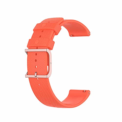 Colorful Uhrenarmband Kompatibel mit PolarS-Vantage M2/ PolarS-GRIT X/PolarS-Vantage M 22MM Armband,Colorful Sport Silikon Ersatzarmband Uhrenarmband Replacement Wechselarmband watch band (Orange) von Colorful Elektronik