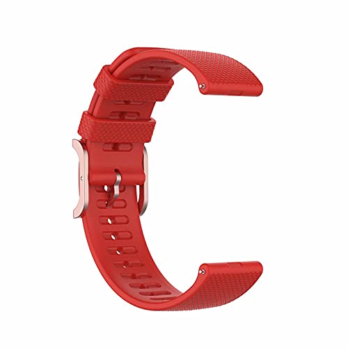 Colorful Uhrenarmband Kompatibel mit PolarS-Vantage M2/ PolarS-GRIT X/PolarS-Vantage M 22MM Armband,Colorful Sport Silikon Ersatzarmband Uhrenarmband Replacement Wechselarmband watch band (Rot) von Colorful Elektronik