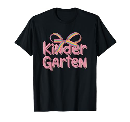 Kinder Garten Regenbogen Bogen Delight Design T-Shirt Kinder Garten Regenbogen Bogen Delight Design T-Shirt von Colorful Kindergarten Fun School Time