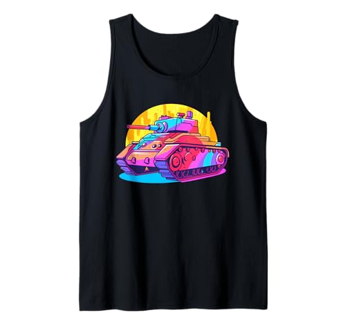 Bunte Militärpanzer Armee Männer Panzer Armee Panzer Militär Tank Top Bunte Militärpanzer Armee Männer Panzer Armee Panzer Militär Tank Top von Colorful Military Tank Modern Tees