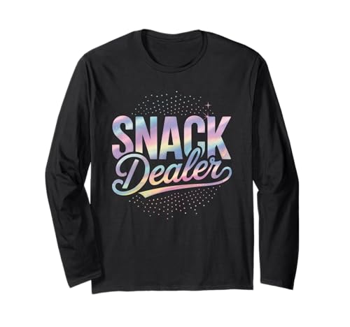 Lustiger Snack Dealer Spruch Humorvoller Essensliebhaber Frauen Männer Langarmshirt Lustiger Snack Dealer Spruch Humorvoller Essensliebhaber Frauen Männer Langarmshirt von Colorful Pastel Snacks Teacher Mom Candy Humor