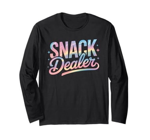 Lustiger Snack Dealer Spruch Humorvoller Essensliebhaber Frauen Männer Langarmshirt Lustiger Snack Dealer Spruch Humorvoller Essensliebhaber Frauen Männer Langarmshirt von Colorful Pastel Snacks Teacher Mom Candy Humor