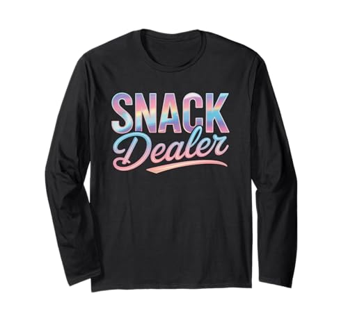 Lustiger Snack Dealer Spruch Humorvoller Essensliebhaber Frauen Männer Langarmshirt Lustiger Snack Dealer Spruch Humorvoller Essensliebhaber Frauen Männer Langarmshirt von Colorful Pastel Snacks Teacher Mom Candy Humor
