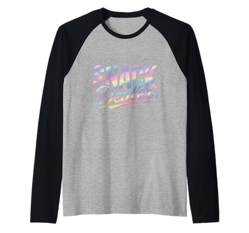 Lustiger Snack Dealer Spruch Humorvoller Essensliebhaber Frauen Männer Raglan Lustiger Snack Dealer Spruch Humorvoller Essensliebhaber Frauen Männer Raglan von Colorful Pastel Snacks Teacher Mom Candy Humor