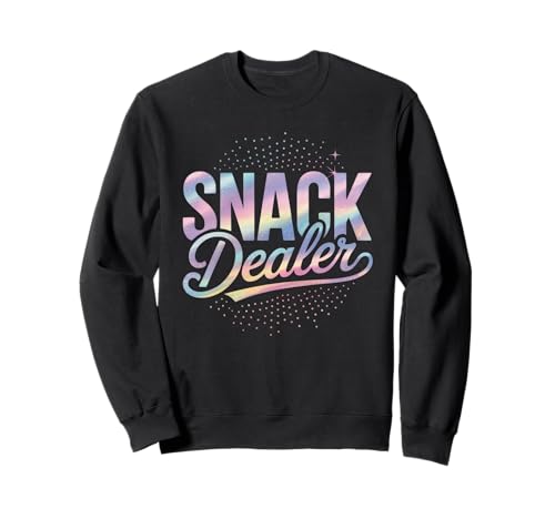 Lustiger Snack Dealer Spruch Humorvoller Essensliebhaber Frauen Männer Sweatshirt von Colorful Pastel Snacks Teacher Mom Candy Humor
