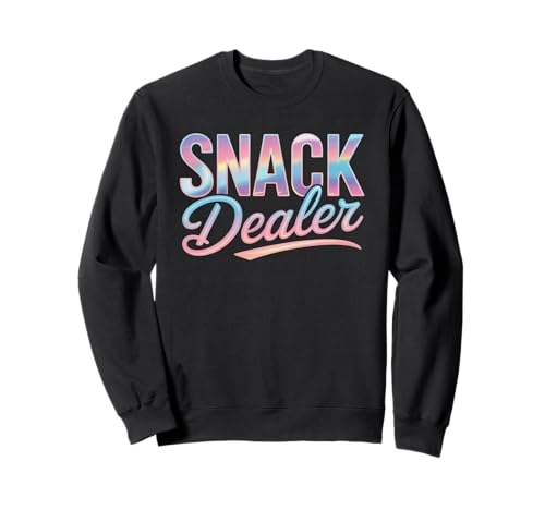 Lustiger Snack Dealer Spruch Humorvoller Essensliebhaber Frauen Männer Sweatshirt von Colorful Pastel Snacks Teacher Mom Candy Humor