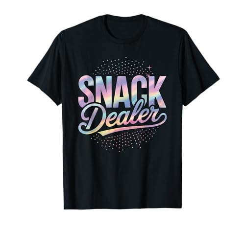 Lustiger Snack Dealer Spruch Humorvoller Essensliebhaber Frauen Männer T-Shirt Lustiger Snack Dealer Spruch Humorvoller Essensliebhaber Frauen Männer T-Shirt von Colorful Pastel Snacks Teacher Mom Candy Humor
