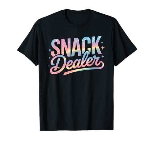 Lustiger Snack Dealer Spruch Humorvoller Essensliebhaber Frauen Männer T-Shirt Lustiger Snack Dealer Spruch Humorvoller Essensliebhaber Frauen Männer T-Shirt von Colorful Pastel Snacks Teacher Mom Candy Humor