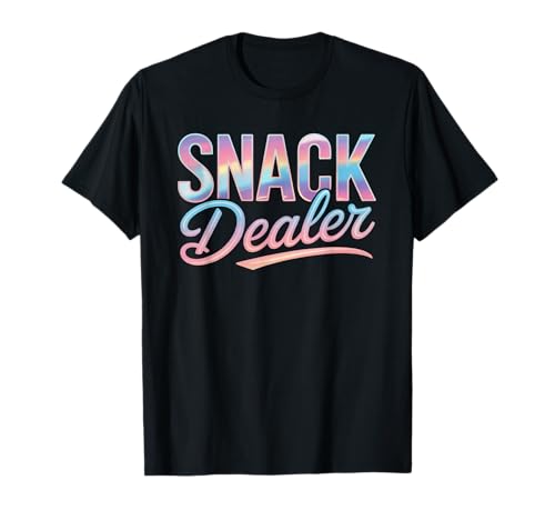 Lustiger Snack Dealer Spruch Humorvoller Essensliebhaber Frauen Männer T-Shirt Lustiger Snack Dealer Spruch Humorvoller Essensliebhaber Frauen Männer T-Shirt von Colorful Pastel Snacks Teacher Mom Candy Humor