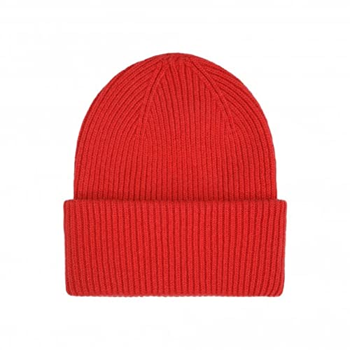Colorful Standard Merino Wool Chunky Beanie Hat - Scarlet Red ONE SIZE Scarlet Red von Colorful Standard