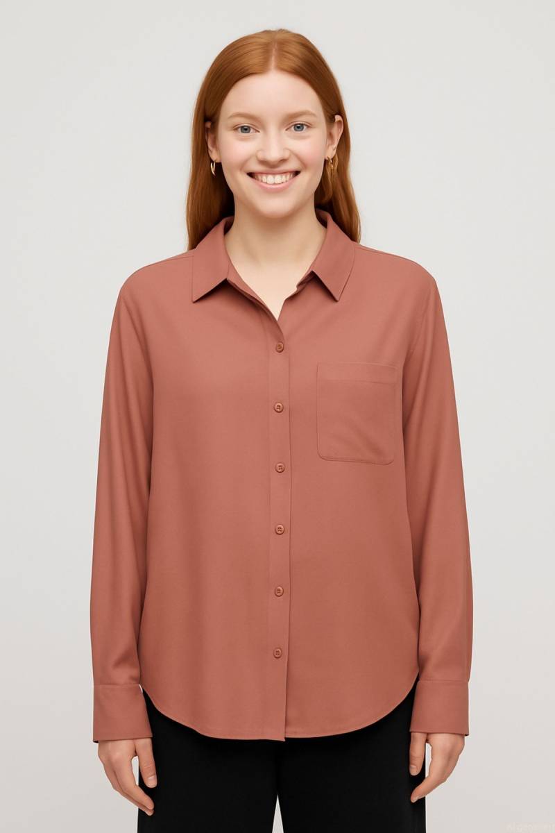 Hemd Oversized Rosa von Colorful Standard